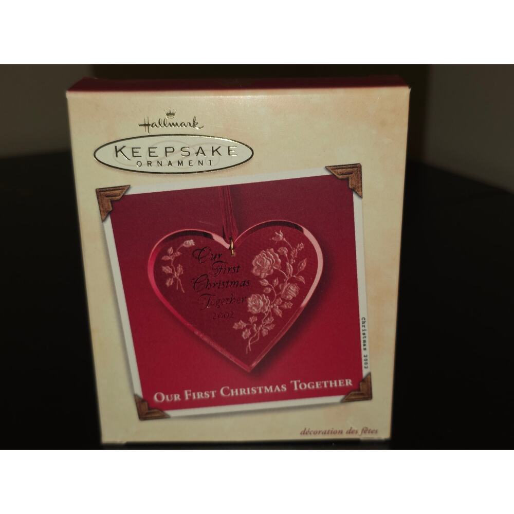Hallmark Keepsake Ornament ~ Our First Christmas Together ~ Acrylic ~ 2002 *New
